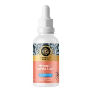 Hypoxis Aurea Lour (Star Grass) Liquid Extract 30 ml. (High Concentration) EMPEROR HERBS®