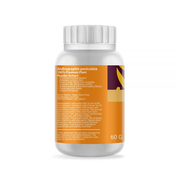 Andrographis paniculata (Far Talai Jone) Powder Extract 60g. EMPEROR HERBS®