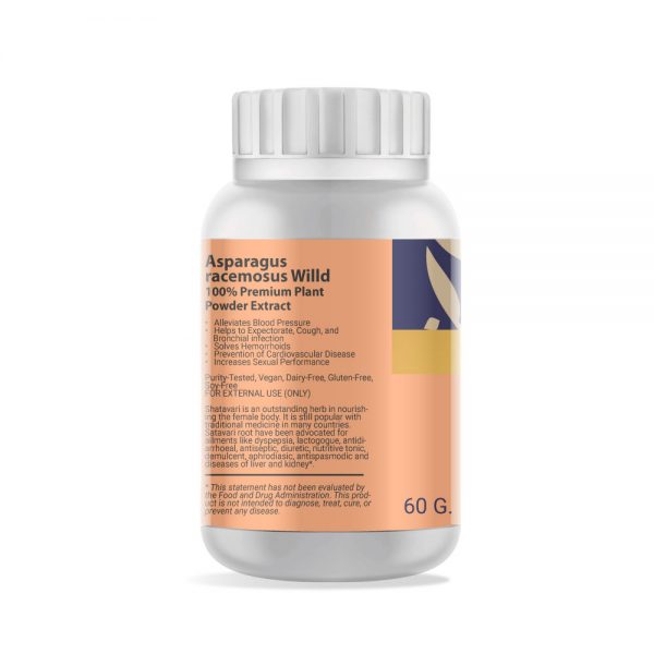 Asparagus Racemosus Willd (Shatavari) Powder Extract 60g. EMPEROR HERBS®