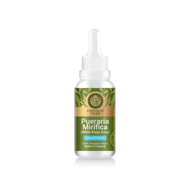 Pueraria Mirifica (White Kwao Krue) Liquid Extract 30 ml. (High Concentration) EMPEROR HERBS®